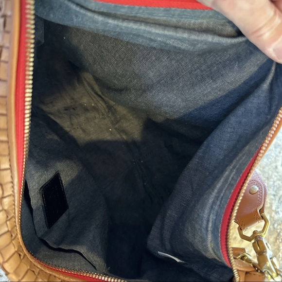 Clare V Moyen Messenger - Natural Woven Checker - Picture 4 of 5